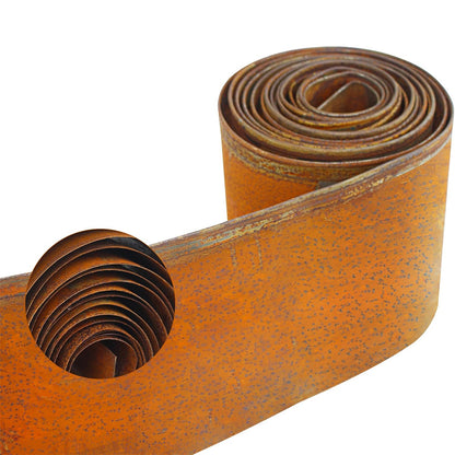 500x15x0.03 cm Corten Steel Garden Edging
