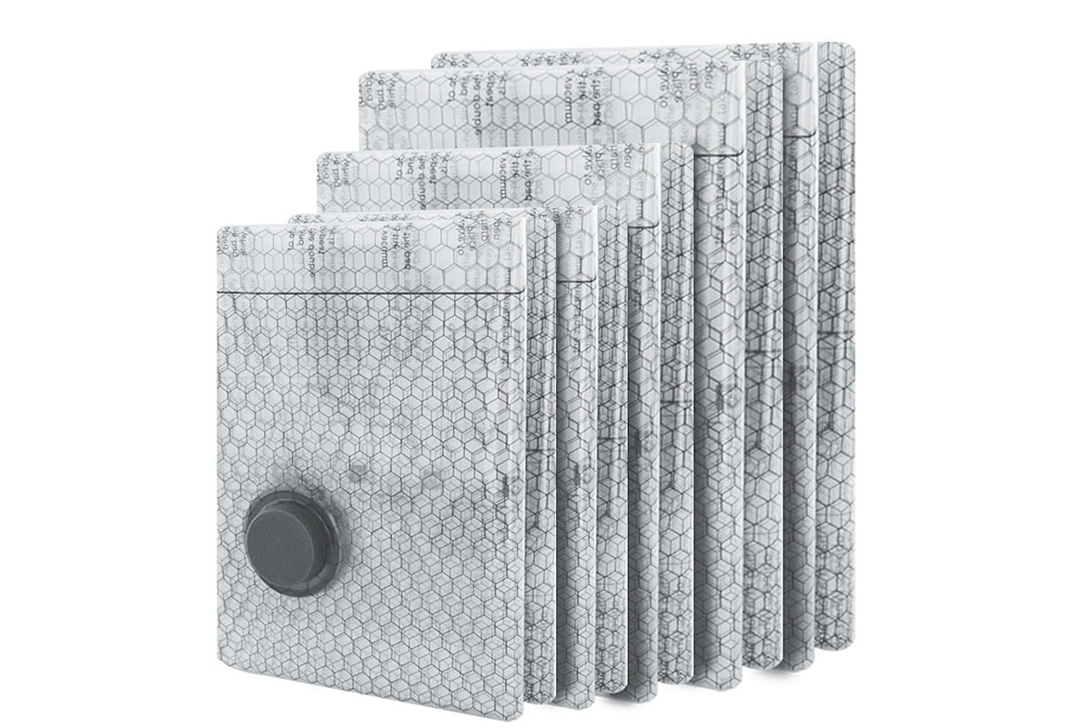18 Pieces Travel Vacuum Storage Bag Set with Air Pump