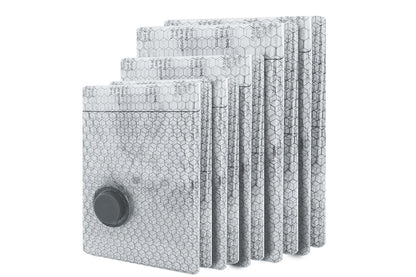 18 Pieces Travel Vacuum Storage Bag Set with Air Pump