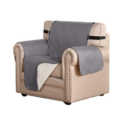 Reversible Sofa Slipcover Water Resistant Sofa Cover Couch Covers Furniture Protector Gray