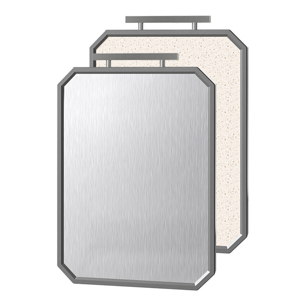 Double Sided Titanium Alloy and Wheat Straw PP Cutting Board