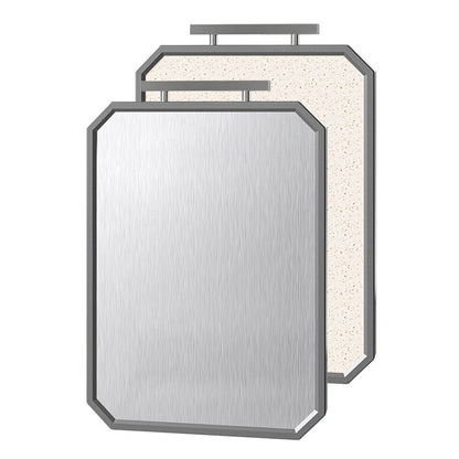 Double Sided Titanium Alloy and Wheat Straw PP Cutting Board