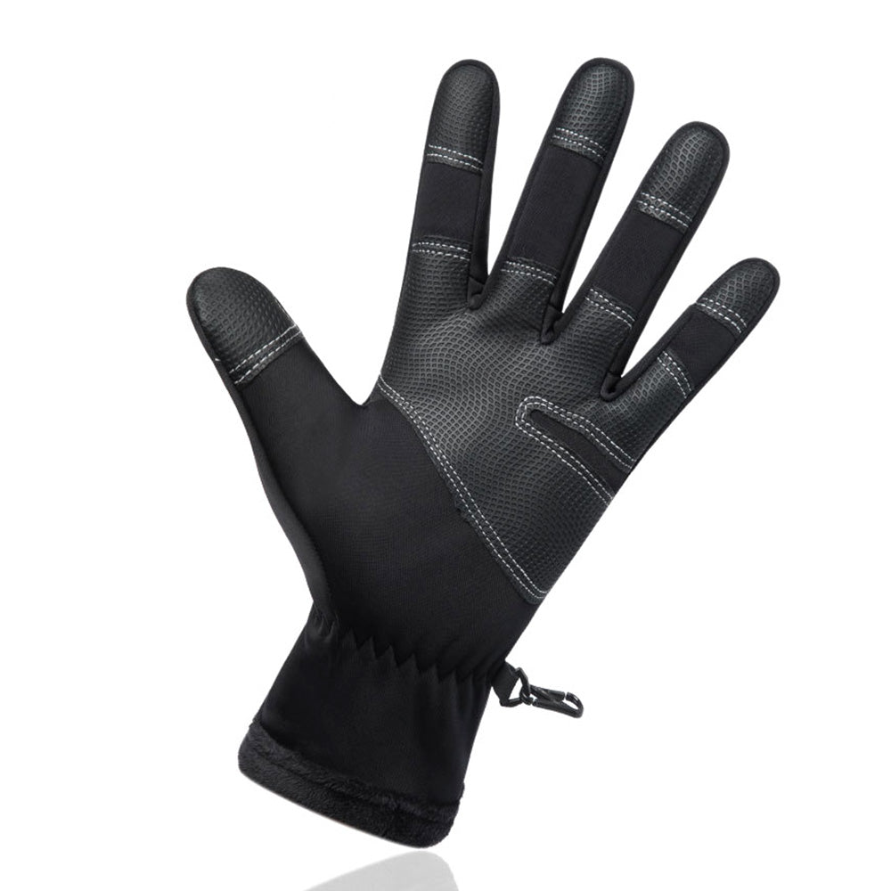 Winter Gloves Thermal Touch Screen Windproof Warm Outdoor Cold Weather-Black