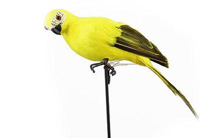 6 PCS Lifelike Artificial Birds Feathered Fake Shoulder Parrot Decor Model
