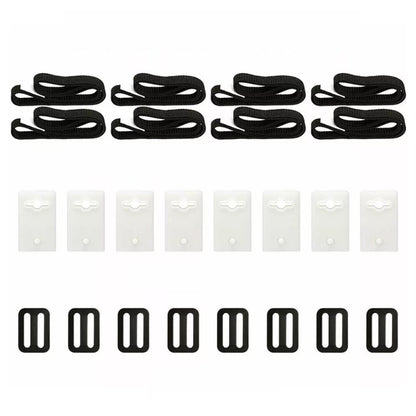 8Pcs Pool Cover Straps Replacement Blanket Reel Clips Solar Cover Attachment Kit