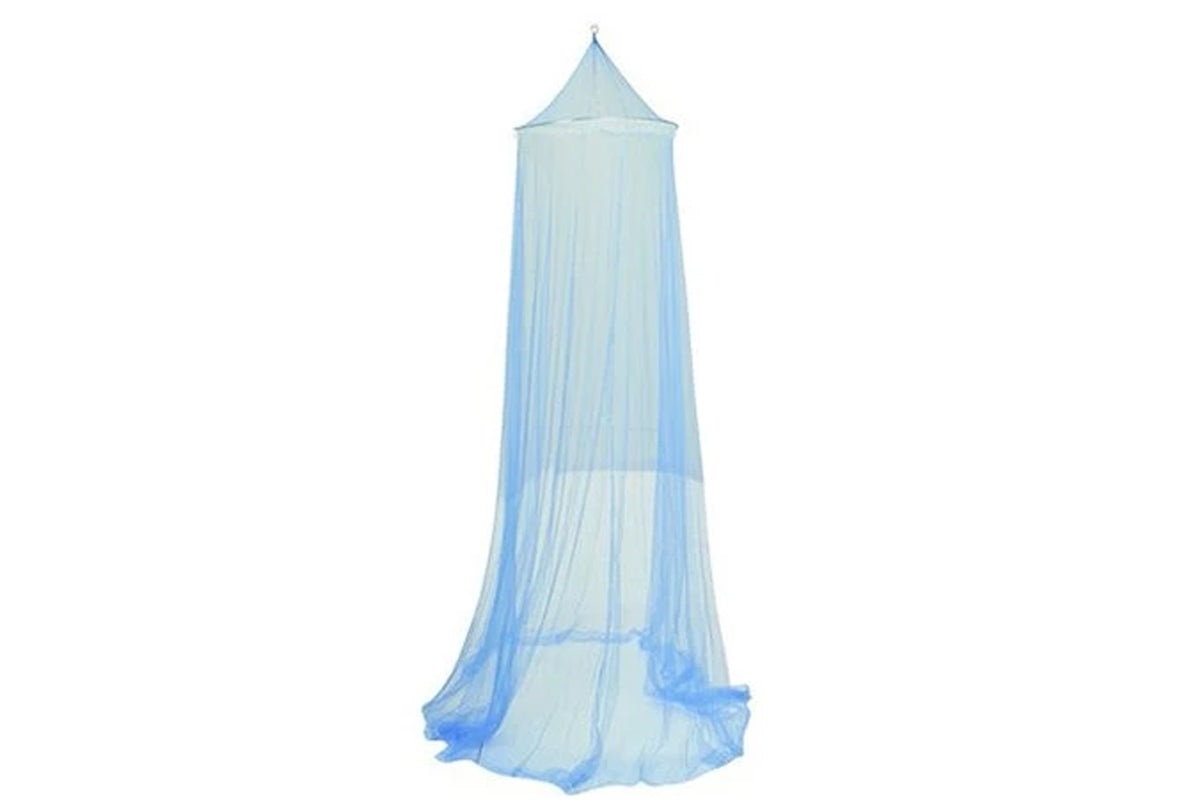 Dome Bed Mosquito Net Canopy for Single Adult Beds Blue