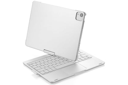 360-degree Rotatable Keyboard Case for iPad 11th Air 11 inch Air 13 inch with TouchPad -Silver A11