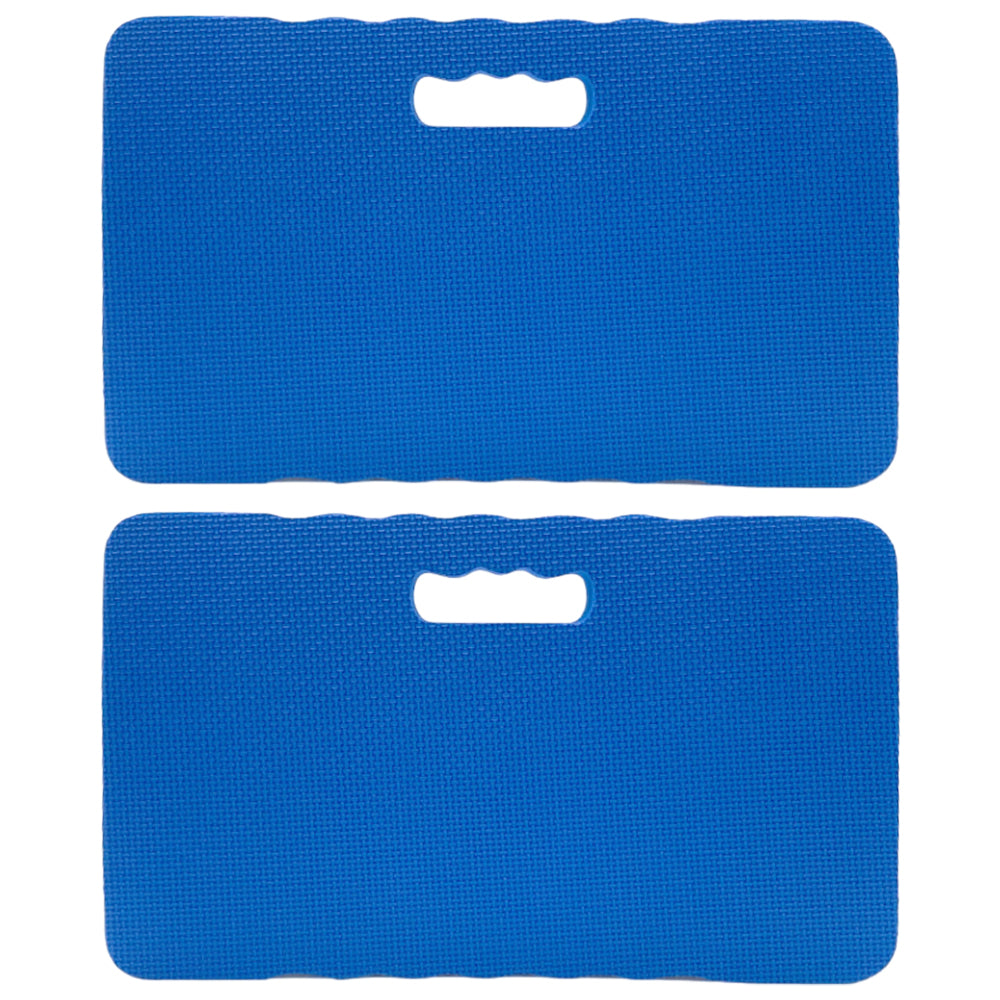 2Pcs Portable EVA Garden Kneeling Pad Protective Knee Cushion with Handle for Work Bath Yoga Blue