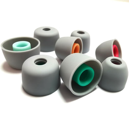 8 Pairs Silicone EarBuds Ear Tips For Sony WF-1000XM5 Earphones-Light Grey