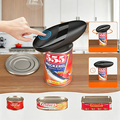 One Touch Electric Can Opener Fits All Can Sizes