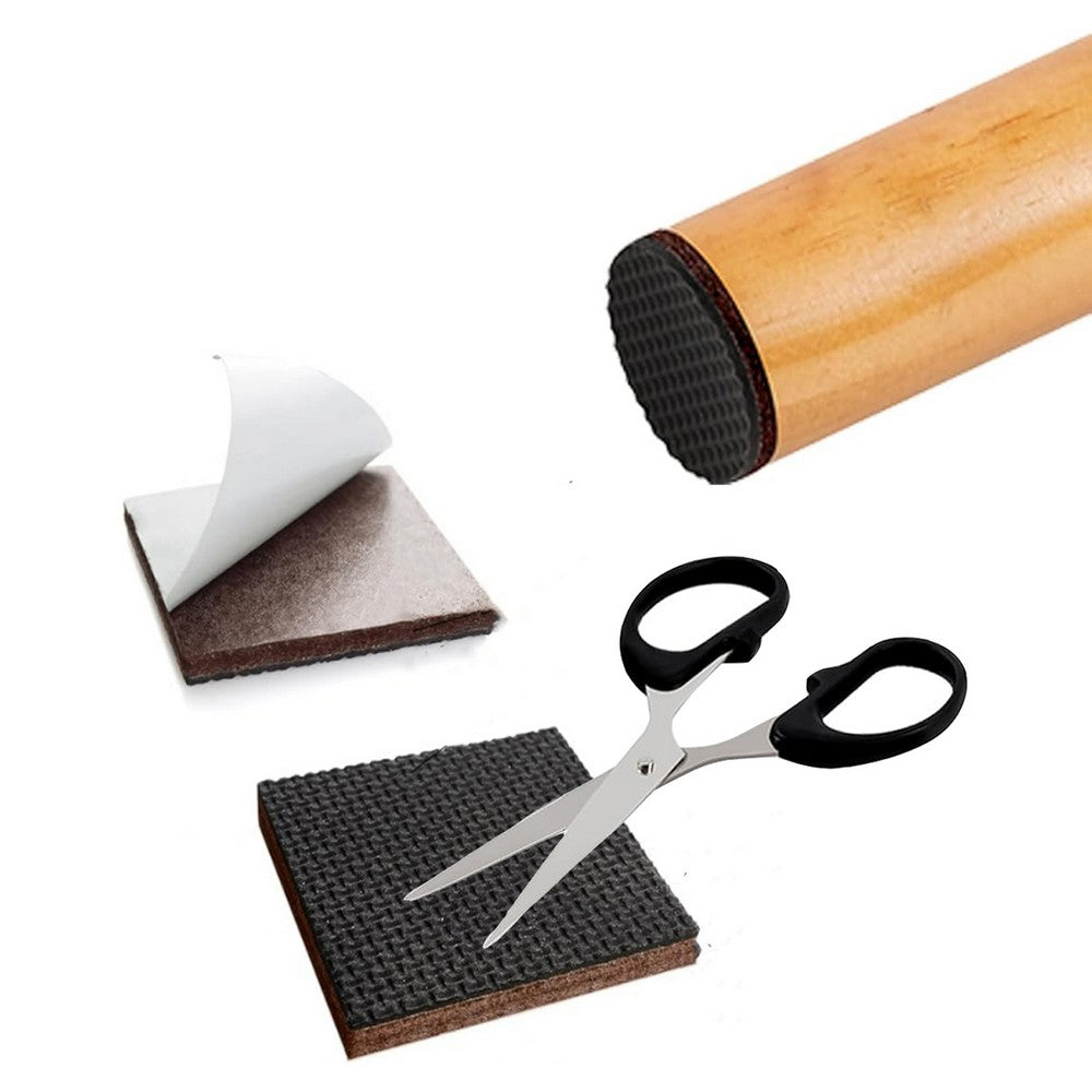 12Pcs Furniture Pads Self Adhesive Rubber Feet for Hardwood Floor Couch Stoppers