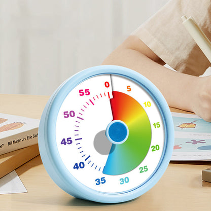 Visual Timer 60 Minute Countdown Clock Silent for Kitchen Classroom-Blue