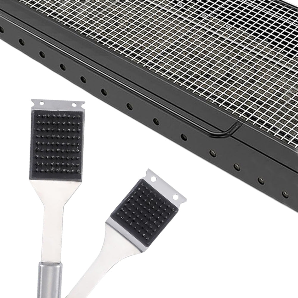 2Pcs Set Grill Cleaning Tools BBQ Grill Brush Scraper