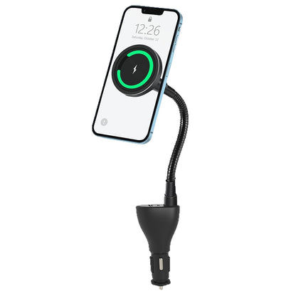 2 in 1 Car Wireless Charger Compatible with Magsecurity 15W for iPhone