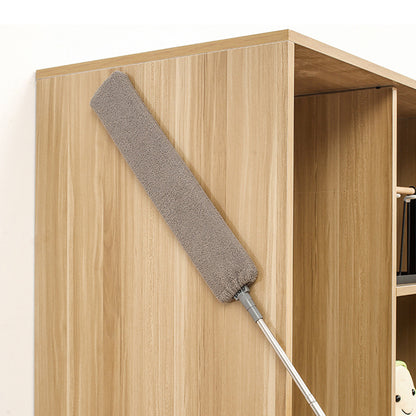 5-in-1 Extendable Duster Cleaning Kit with 2.5m Telescopic Pole and Washable Microfiber Heads