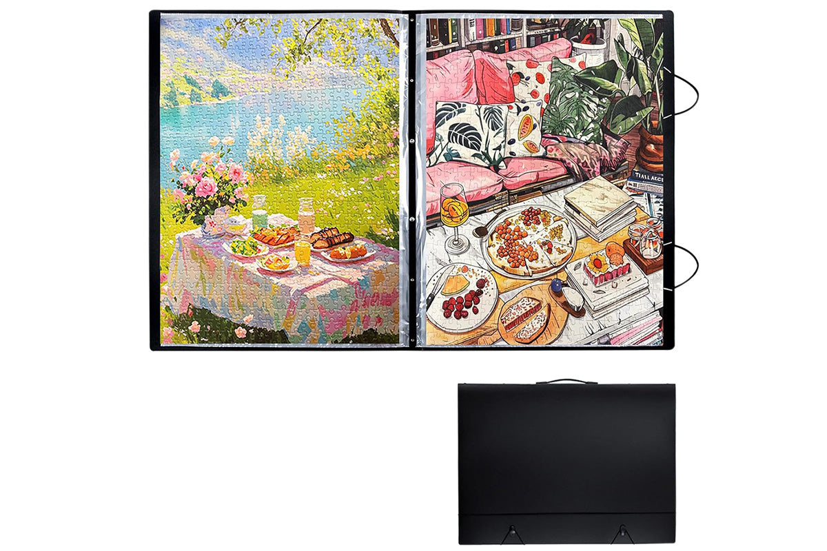 Space Saving Puzzle Storage Binder for 1000 Pieces Puzzle