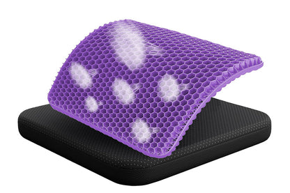 Gel Seat Cushion Double Layer Gel Honeycomb Seat Comfort Support Cushion
