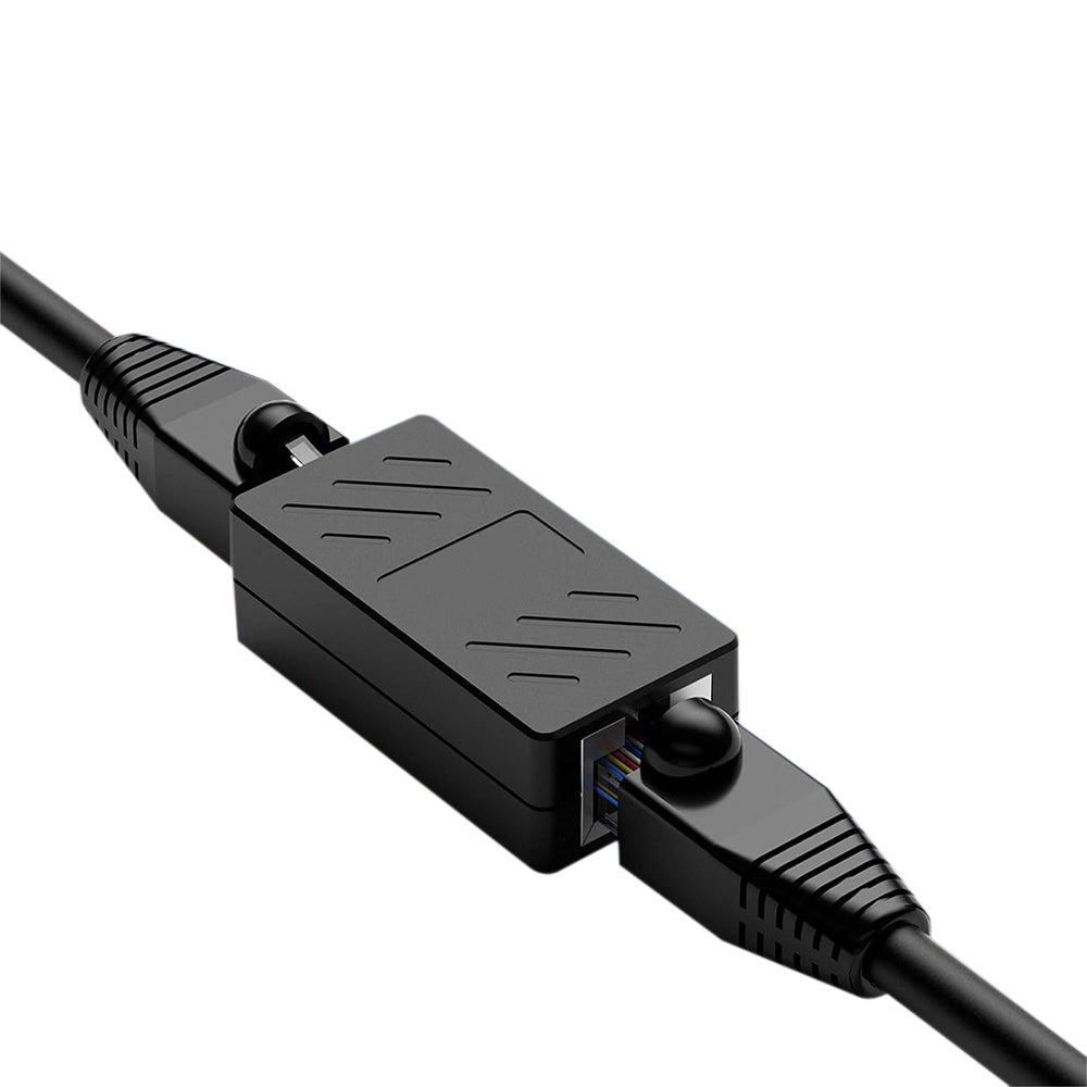 5Pcs RJ45 Coupler Ethernet Cable Extender Connector for PC Router