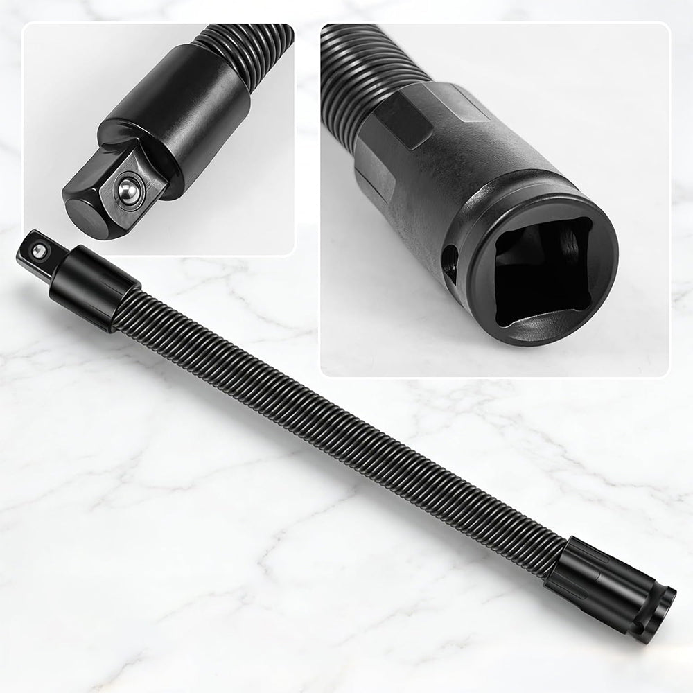 Impact Wrench Flexible Extension Rod Set