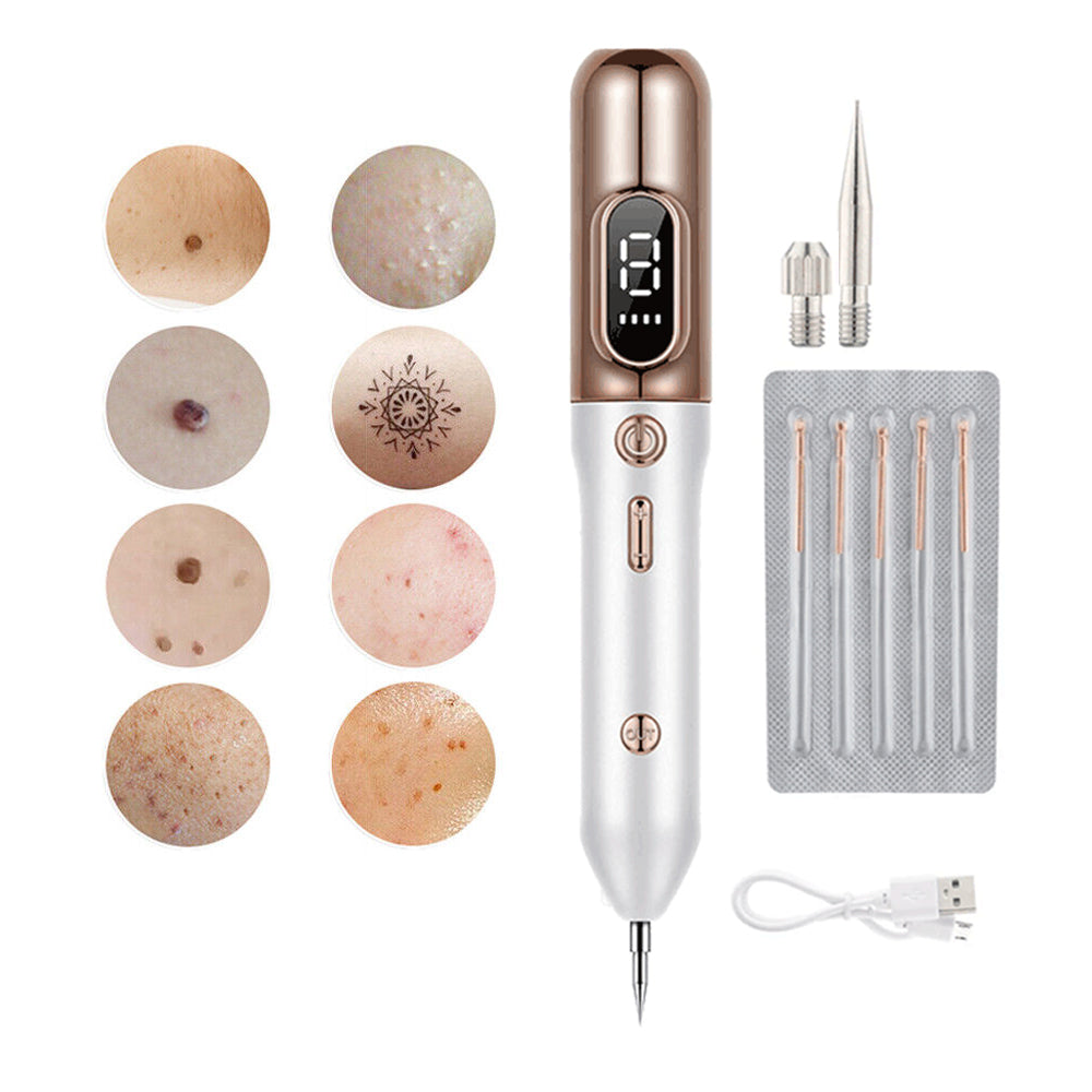 Portable Skin Tag Remover Pen to Remove Mole for Men and Women -Champagne