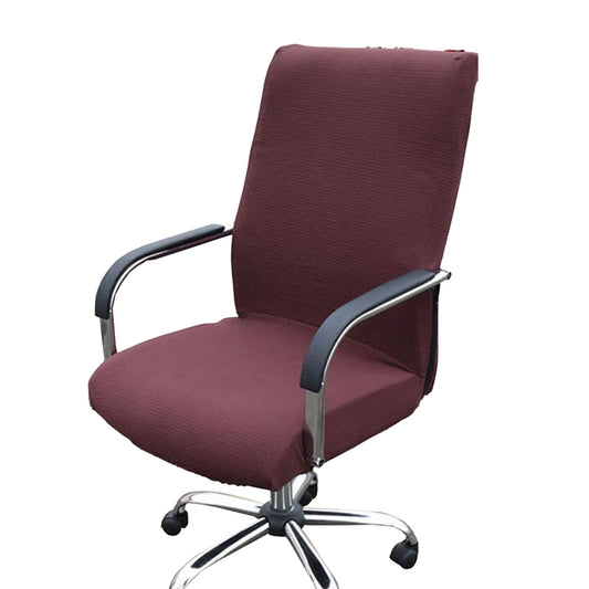 Stretchy Office Chair Cover -Coffee