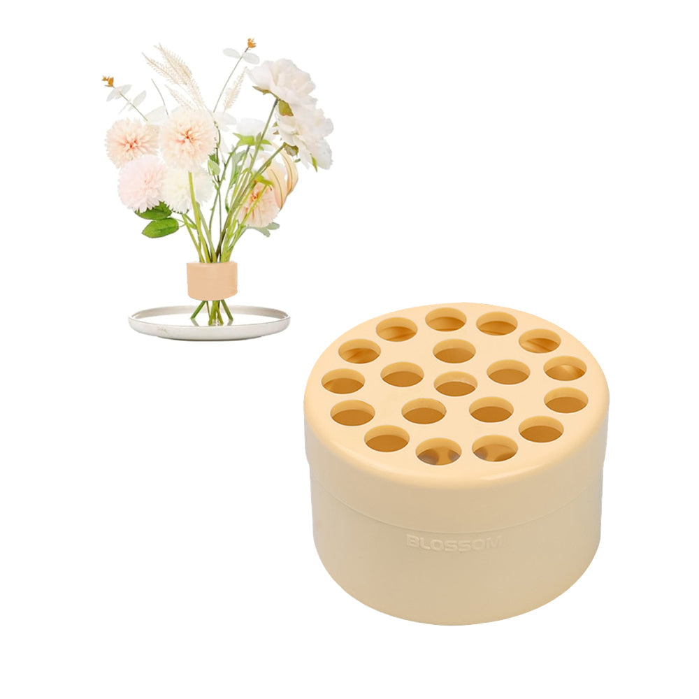 Spiral Flower Stem Holder Spiral Ikebana Stem Holder for Vases DIY Bouquet Twister Flower Arrangement Holder Yellow