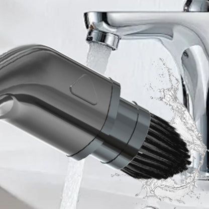 Cordless Electric Spin Scrubber Rechargeable Cleaning Brush with 7 Replaceable Brush Heads Black