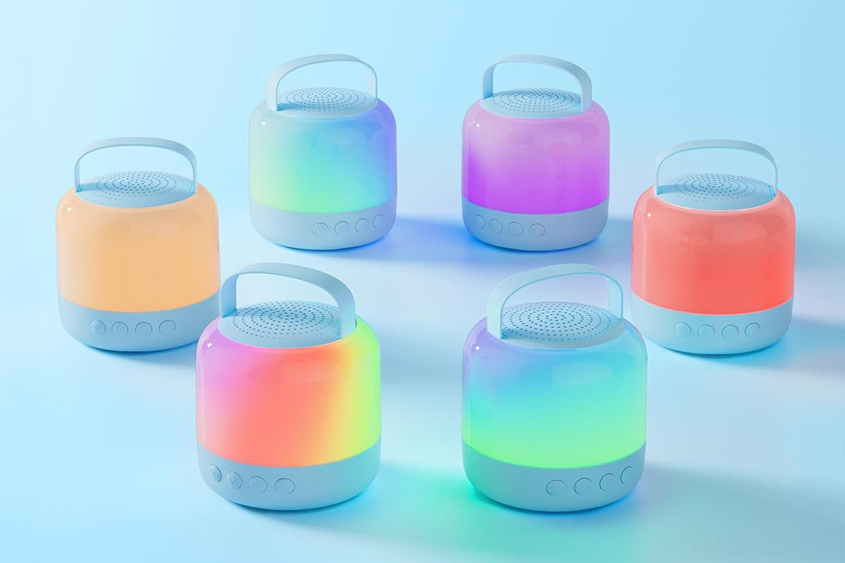 Mini Karaoke Machine for Adults Portable Bluetooth Speaker with 2 Wireless Microphones Christmas Birthday Holiday Toy Gifts-Blue