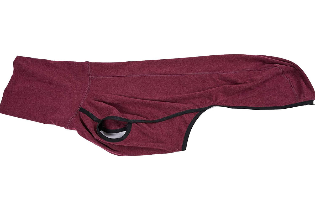 Dog Jumper Fleece Vest Sweater Stretch Sweatshirt - Wine Red