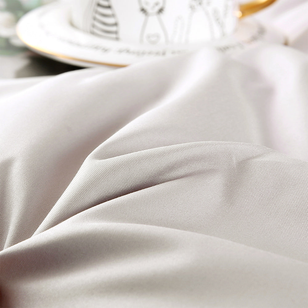 4 Pieces Set Summer Cool Feeling Bedding Set Air Conditioning Comfy Comforter Pillowcase Bed Sheet Light Grey