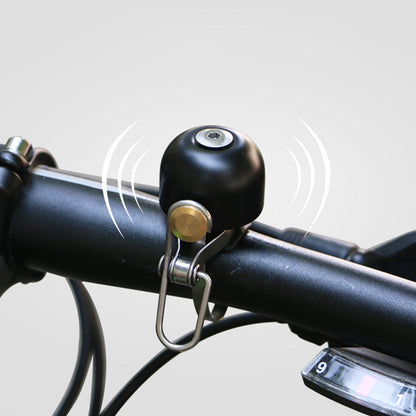 Retro Bike Bell Copper Crisp Cycling Bicycle Handlebar Bell Alarm Ring Black