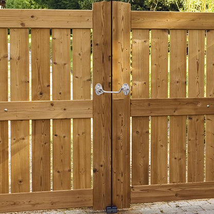 2Pcs Set Window Barn Door Latch Cabin Hook and Eye Brass Gate Shed Lock