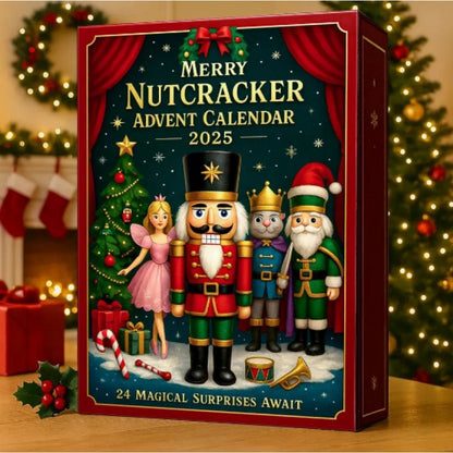Nutcracker Christmas Advent Calendar with 24 Daily Surprises Countdown Calendar