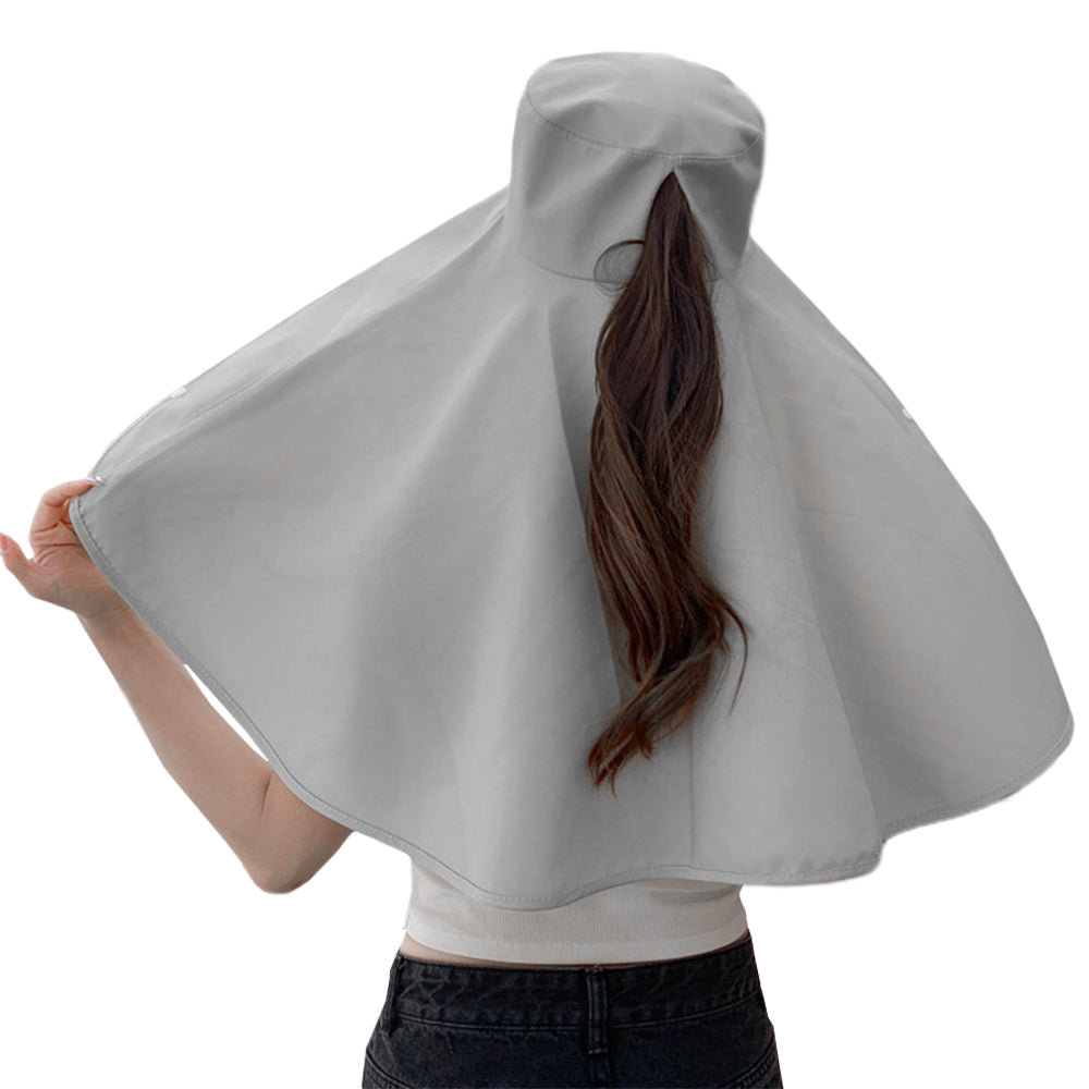 Sun Hats Wide Brim Fishing Hat UV Protection Bucket Hats Grey