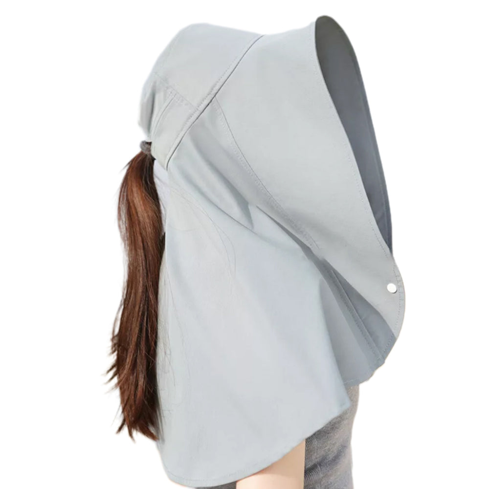 Sun Hats Wide Brim Fishing Hat UV Protection Bucket Hats Grey