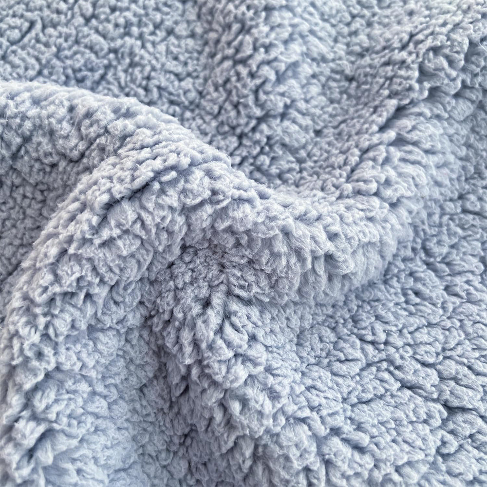 Sherpa Throw Blanket Winter Fuzzy Throws Cozy Blanket Blue