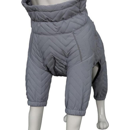 Warm Dog Vest Reflective Coat Windproof Winter Jacket for Pet Dogs Gray