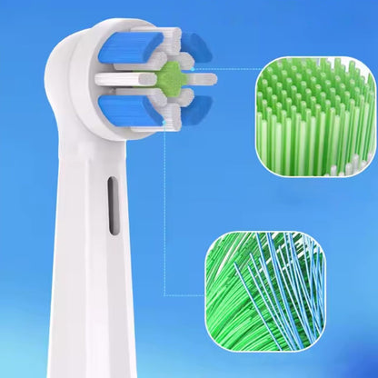 4Pcs Replacement Toothbrush Heads Compatible with OralB io Series-White