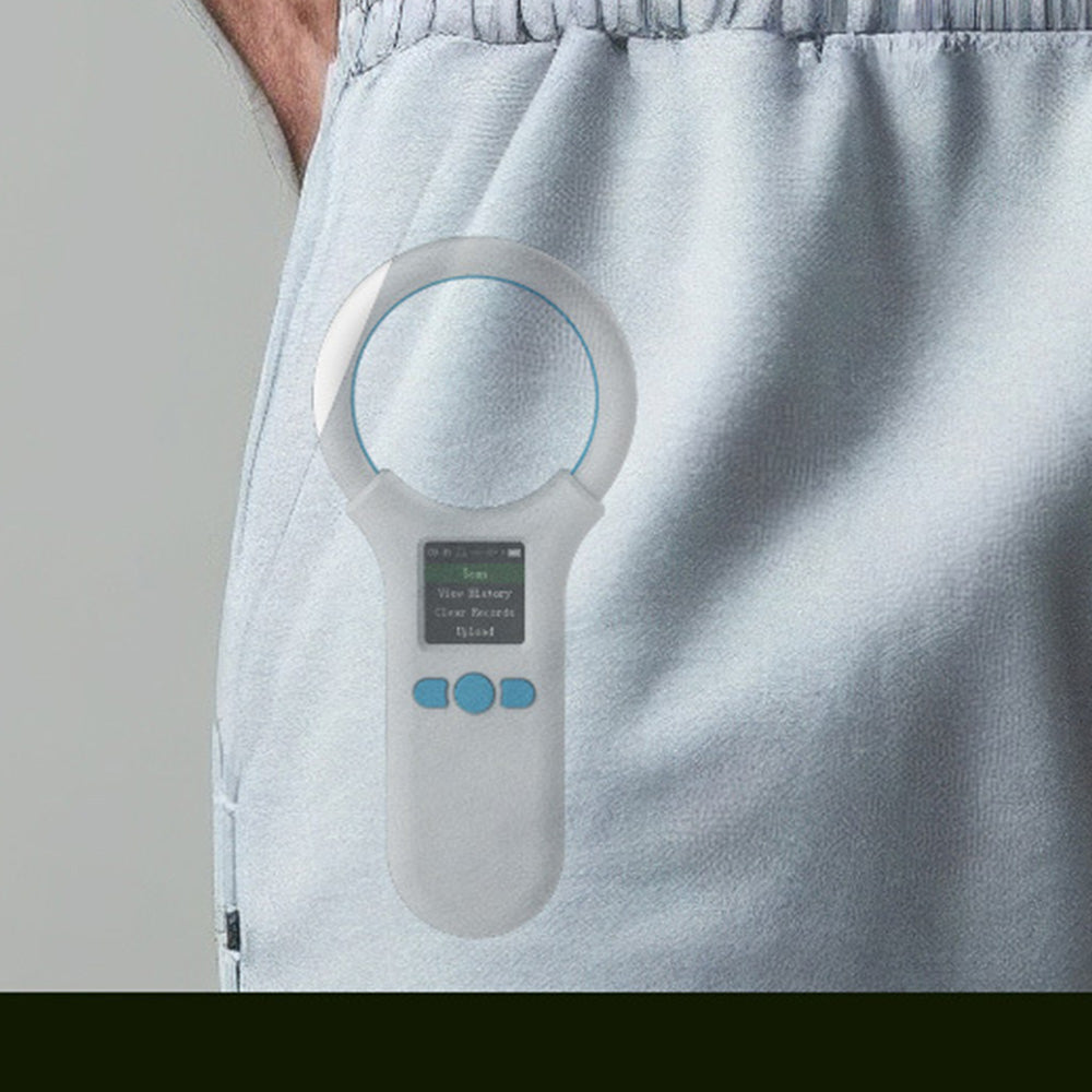 Pet Chip Reader 134.2KHz/125KHz Dog & Animal ID Tag Scanner White