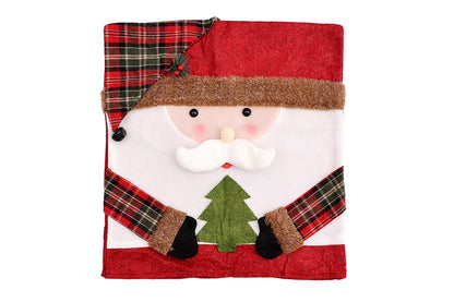 Christmas Chair Covers with Santa Hat for Holiday Dinner Party -Elder
