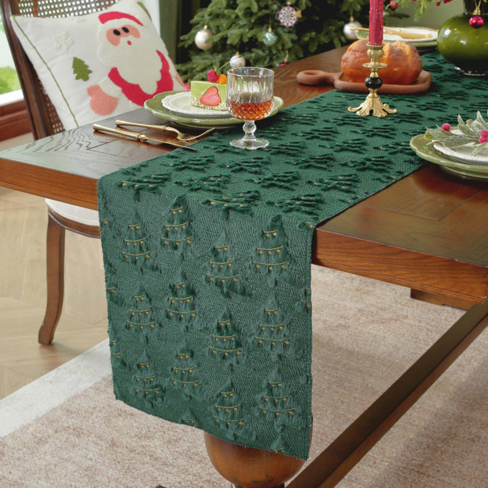 Christmas Table Runner Xmas Dining Table Decoration Festive Holiday Decoration