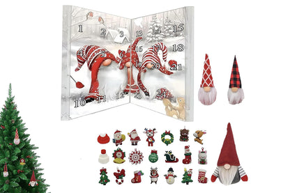 Christmas Gnomes Advent Calendar 2025 24-day Countdown Calendar Dwarf Ornaments-3 Gnome