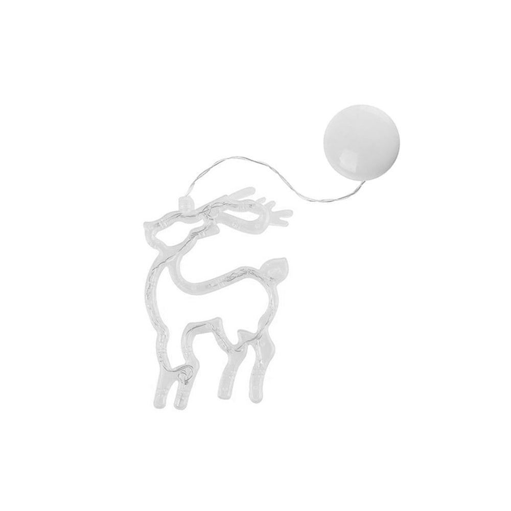 4PCS Christmas String Lights Hanging Window Indoor Outdoor Lights with Suction Cup for Xmas Party Decoration -ELK