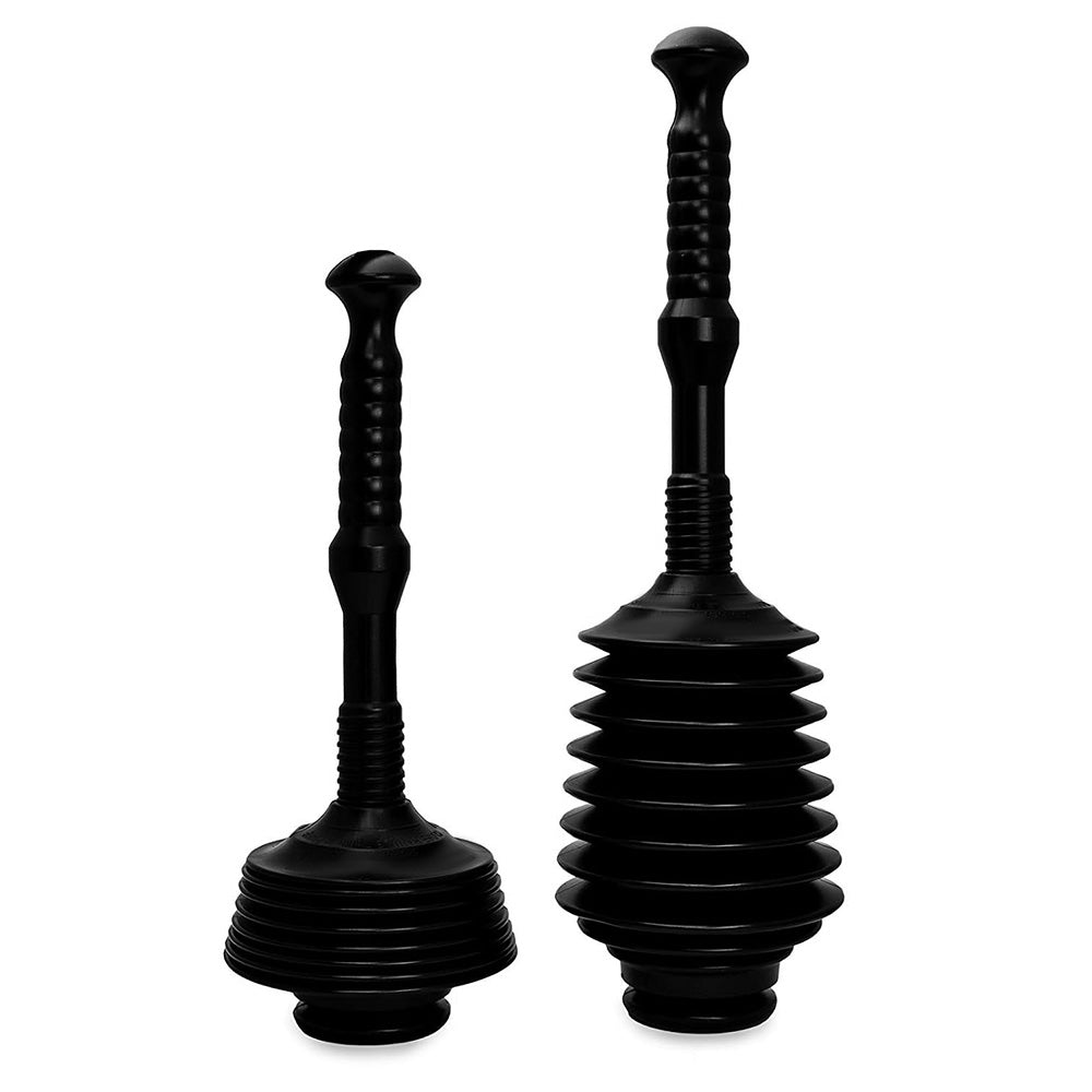 High-Pressure Toilet Plunger with Detachable Bellows Design