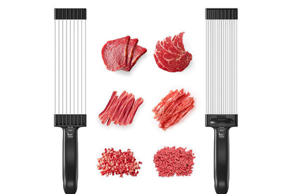 Manual Meat Slicer with Stainless Steel Blade for Beef Pork Mutton Hot Pot -Black