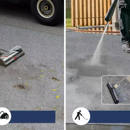 TPR Non Slip Felt Garage Floor Mat for Oil and Liquid Absorption