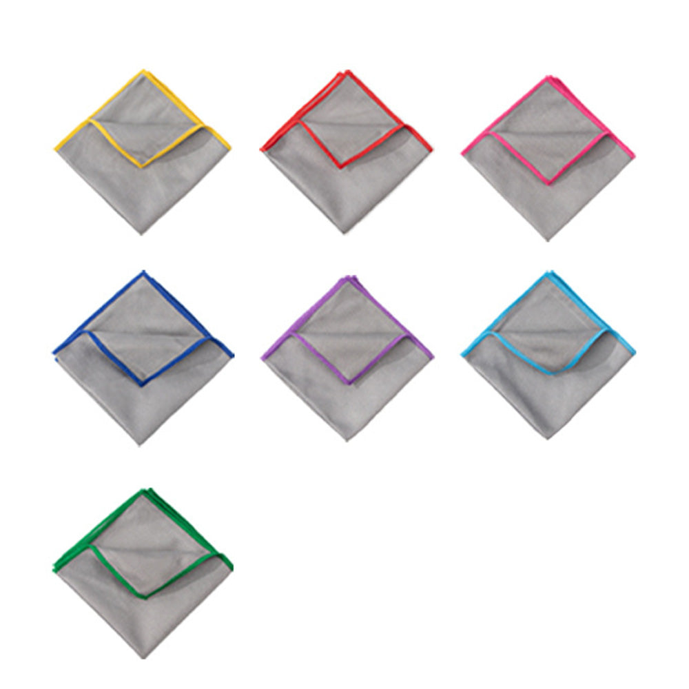7 Pack Glass Cleaning Cloths Large Microfibre Streak Free Towels for Windows Mirrors Car