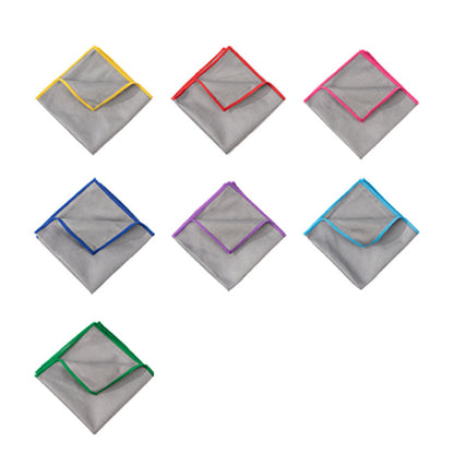 7 Pack Glass Cleaning Cloths Large Microfibre Streak Free Towels for Windows Mirrors Car