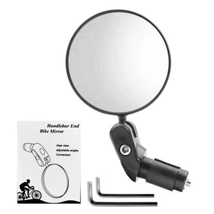 1 PC Adjustable Handlebar Bike Mirrors â€?Rearview for Mountain & Road Bikes
