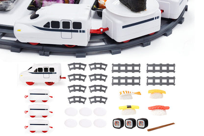 Conveyor Belt Rotating Sushi Toy Electric Revolving Sushi Train Set